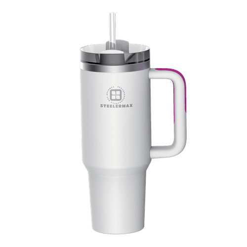 40 OZ Tumbler with Silicone Pad Handle