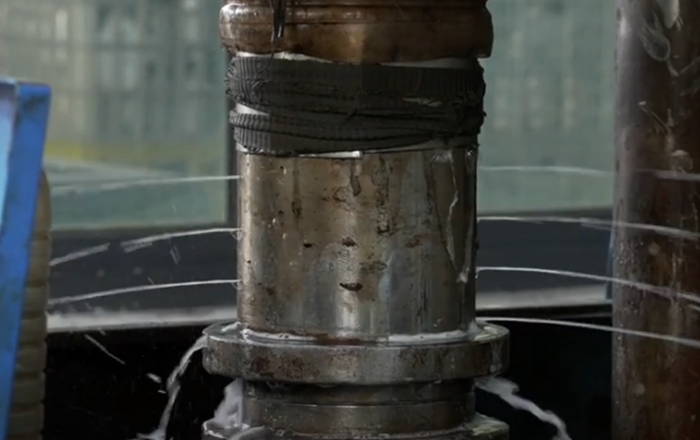 Precision manufacturing process in action