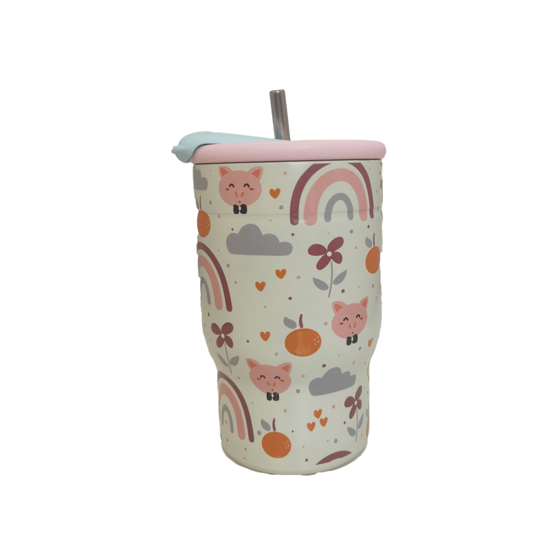 23 OZ  Tumbler With Straw