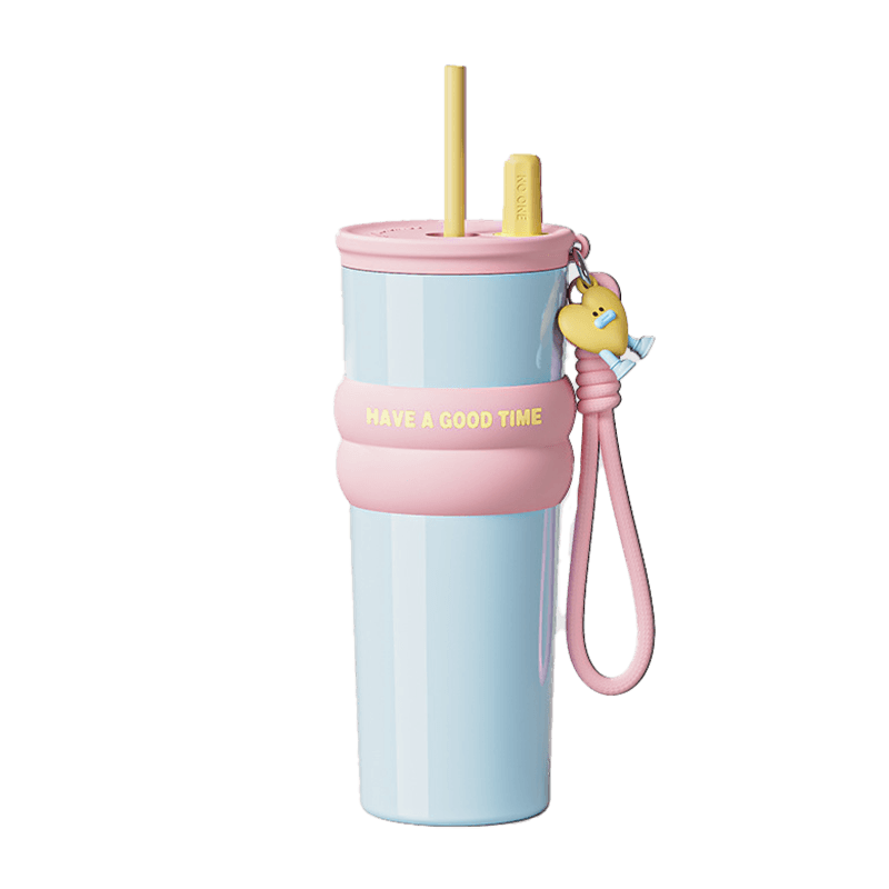24 OZ Tumbler With Straw